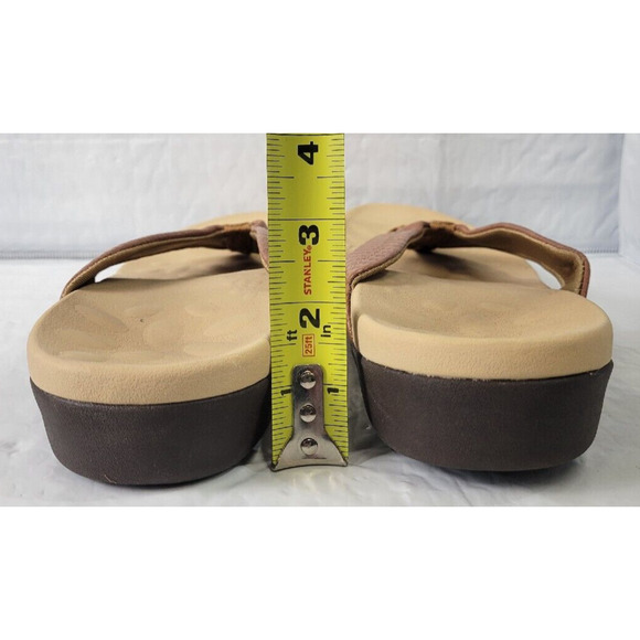 MEGNYA Comfortable Orthopedic Flip Flops for Women, Best Plantar Fasciitis Sz 9 - Picture 8 of 9